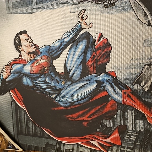 Marvel Batman vs Superman Daen Of Justice Canvas Art - Picture 4 of 10